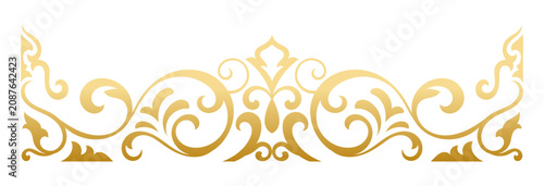 Gold scrollwork for decorating vintage frames; vintage corner flourishes for card making.