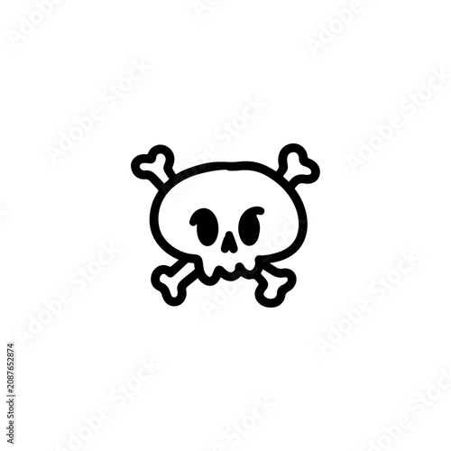 skull graphic design vector illustratioon