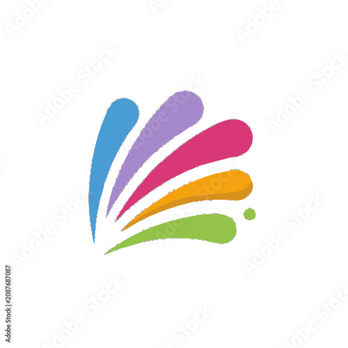 Colorful abstract shapes