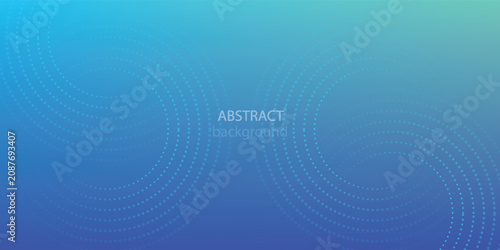 Foto Blue gradient dotted background