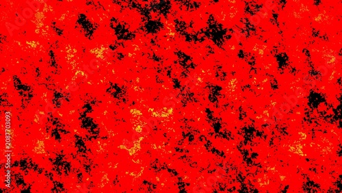 Obraz na plátně Abstract Halloween pattern in fiery red and black textures during a spooky night