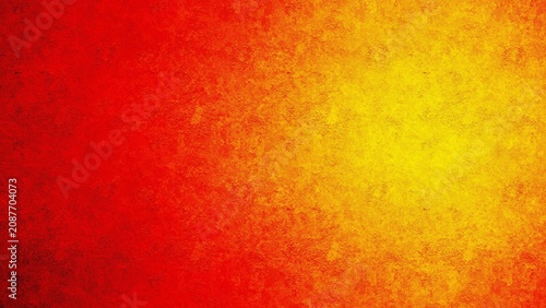Fotografie Halloween's spooky atmosphere with a fiery red and golden yellow textured backgr
