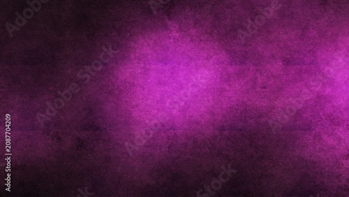 Εκτύπωση καμβά Mysterious Halloween atmosphere with vibrant purple fog and dark grunge texture