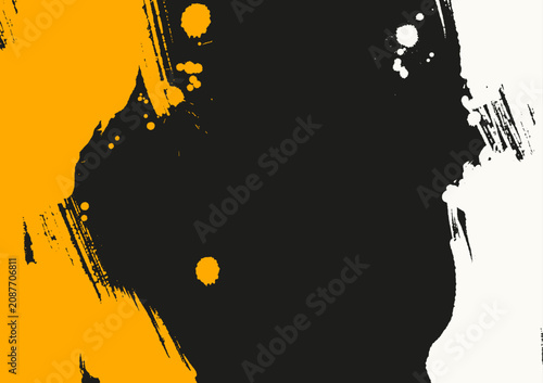 Abstract trendy universal artistic banner template . Design for cover, invitation, banner, placard, brochure, poster, card, flyer and other Vector illustration