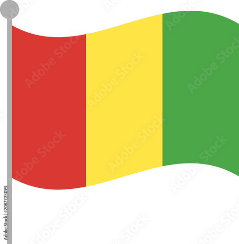 Fotografía Guinea National Flag PNG