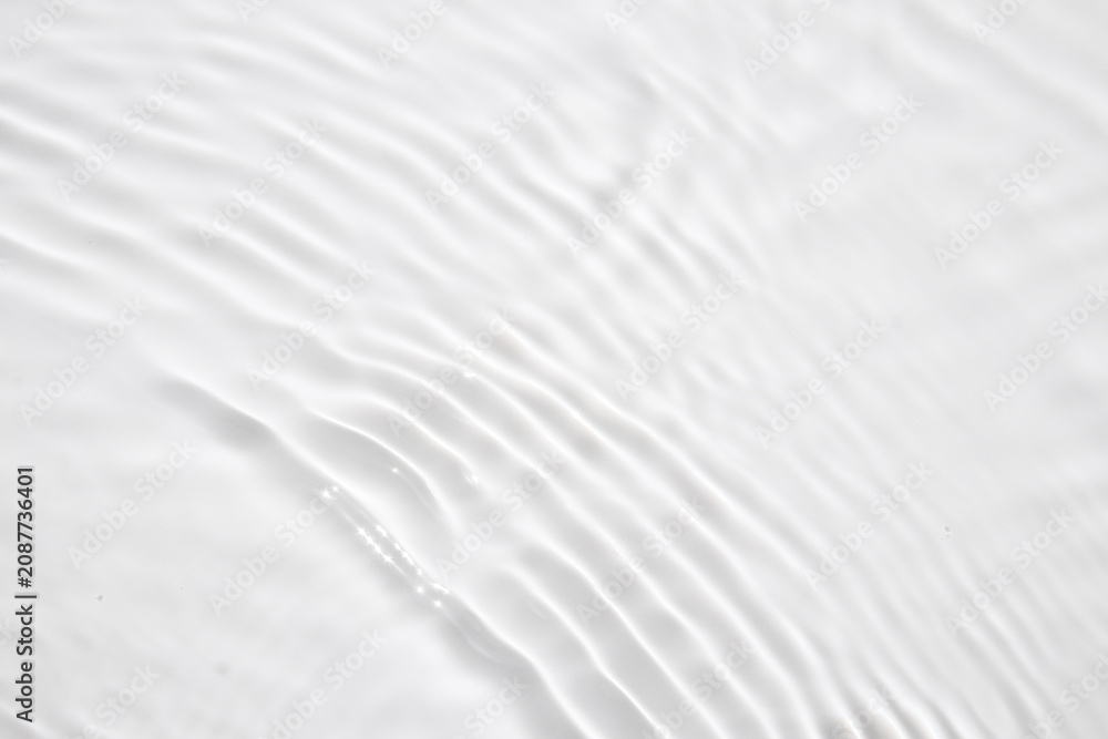 Obraz premium Abstract white transparent water shadow surface texture natural ripple background