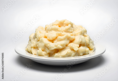 Close-up of creamy mashed p...