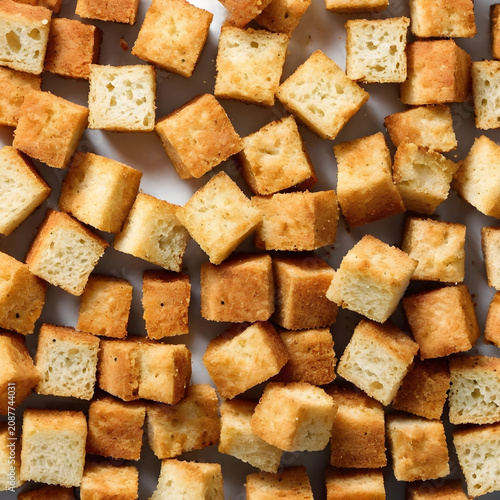 Close-up of golden toasted ...