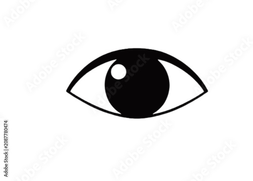 eye icon vector illustration