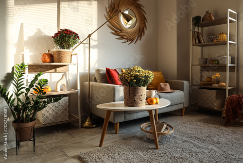 Interior of living room wit...