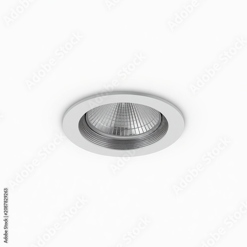 Modern LED Light Bulb Isolated on White Background – Energy Efficient Lighting Equipment