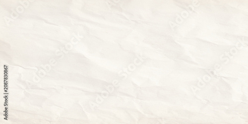 Schilderij op canvas Abstract off white crumpled paper texture background with soft creased folds,The delicate creased lines, natural folds, and subtle shadows create a beautiful, organic tactile surface