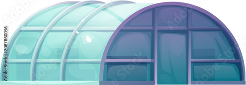 Canvastavla Arched Greenhouse