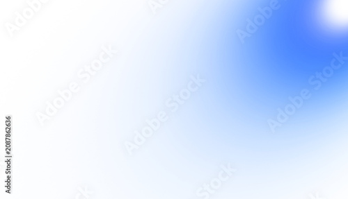Cuadro en lienzo Cool blue light effect with transparent background for creative project overlays and special effects