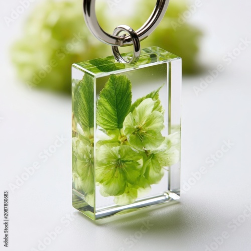 Fresh Mint Leaves with Crystal Ice Cubes Isolated on White Background for Refreshing Cocktail Beverage Healthy Drink Ingredient and Summer Refreshment