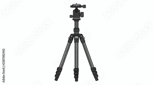 Professional Adjustable Camera Tripod Stand for Stability in Photography and Videography Projects