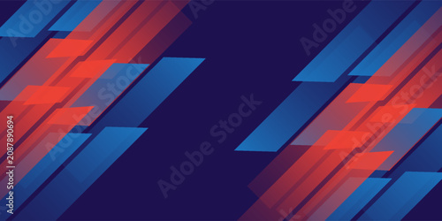 Natural orange blue abstract background with gaming style for style dynamic simple