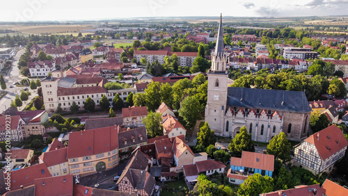 View of Bad Langensalza in Thuringia, Germany