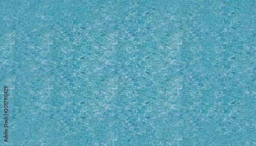 Принти на полотні top-down view of a vast expanse of crystal-clear water, perfectly engineered int