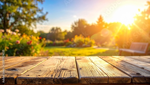 Golden hour over rustic farmhouse and fields.
