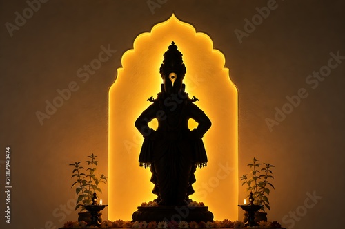 Devshayani Ekadashi/ Ashadhi Ekadashi/ Maha Ekadashi/ Pandharpur Wari Harishayani/ Shayani Ekadashi/ Vitthal Ekadashi/ Prabodhinipurv Ekadashi/ Lord Vitthal Rukmini Devotional Hindu Festival