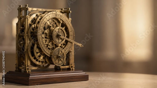 Antikythera Mechanism Gear Reconstruction On Display
