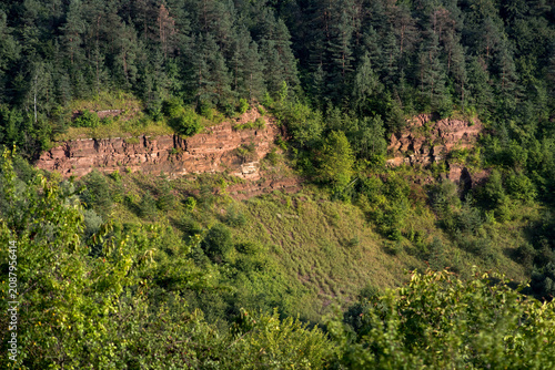 The picturesque slopes of the Chervonohorodsky Canyon, Chervonohorodsky tract...