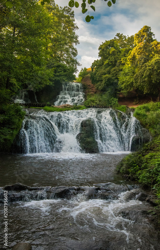 Chervonohorodskyi waterfall, Nyrkiv, Ternopil region, Ukraine