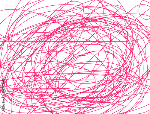 Fotografie abstract scribbles, abstract lines, colorful abstract art