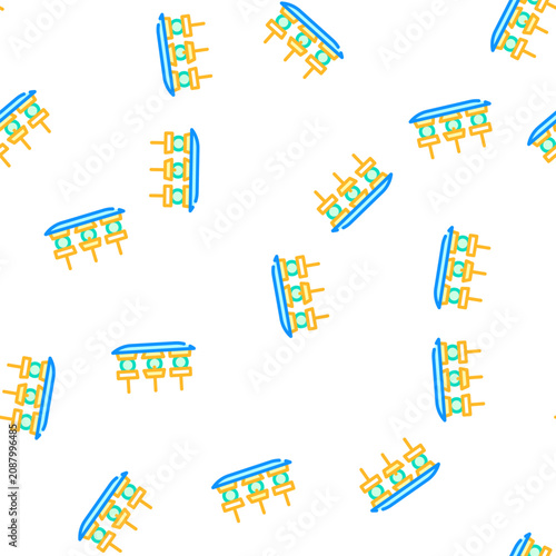 Принти на полотні snack food vector seamless pattern snack food sign illustration
