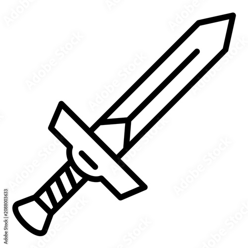 Obraz na plátně Swords Icon