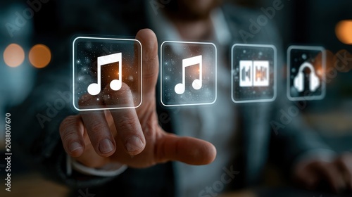 Person organizing and managing a digital music library, focusing on duplicate files and playlist optimization on a computer or device.