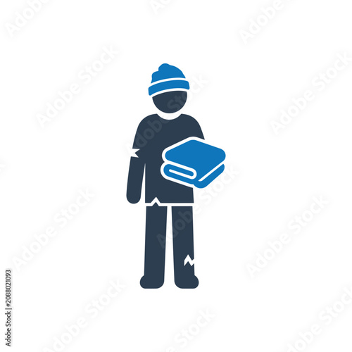 Foto Winter Cold And Destitution icon