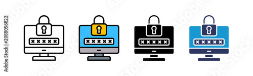 Encryption Standards multiple icon