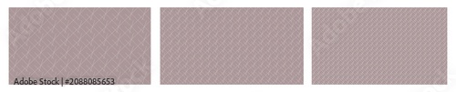 Obraz na plátně Seamless crisscross abstract minimalist pattern with burnished lilac color, one