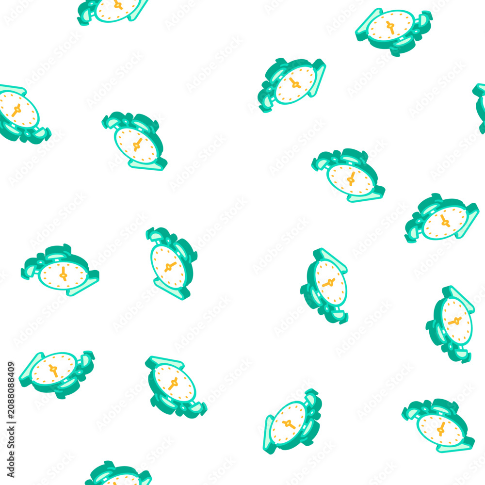 Fototapeta premium watering flowers isometric seamless pattern. watering flowers sign illustration