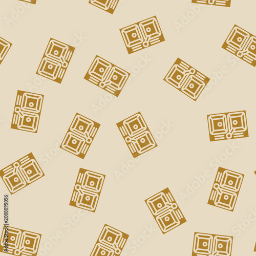 Konstfotografi double basin sink glyph vector seamless pattern