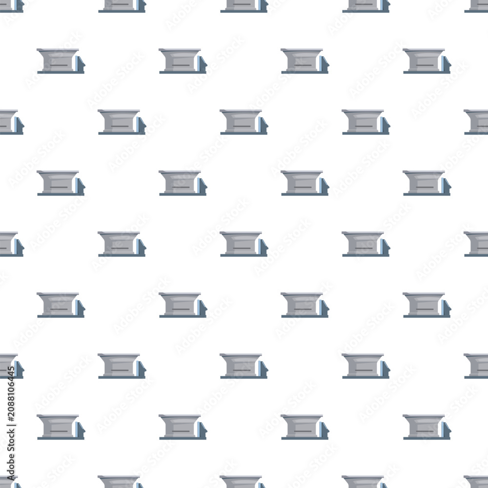 Obraz premium Seamless repeating pattern featuring a stylized classic architectural column base