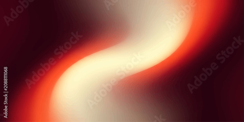 Tablou pe pânză A vibrant abstract swirl of creamy white and fiery orange glows against a deep maroon backdrop, creating a sense of dynamic energy and fluid motion