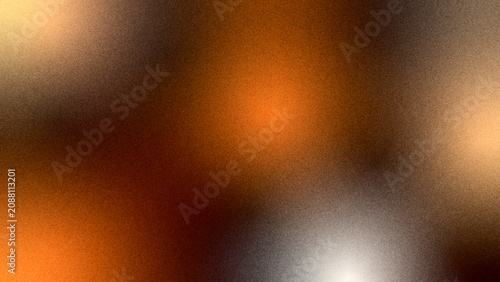Fotografie Gradient background exhibits a warm blend of amber and dark brown tones with a distinctive grainy finish suitable for elegant digital creative projects