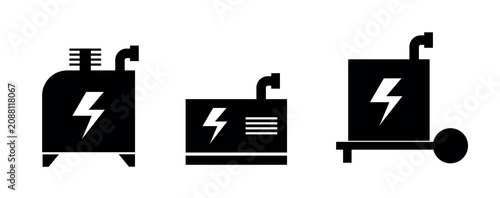 generator icon on white background