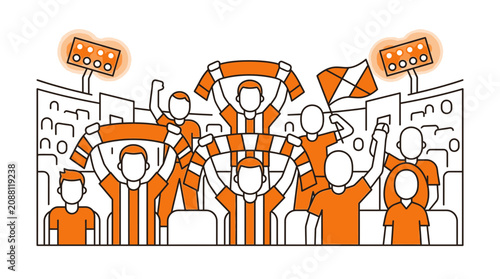 People Cheering In Stadiums.