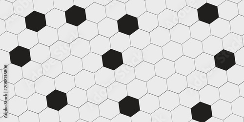 Fotografia Football seamless pattern