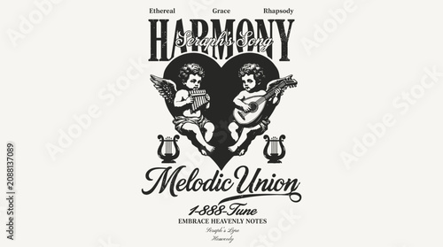 Fotografie Harmony melodic union design