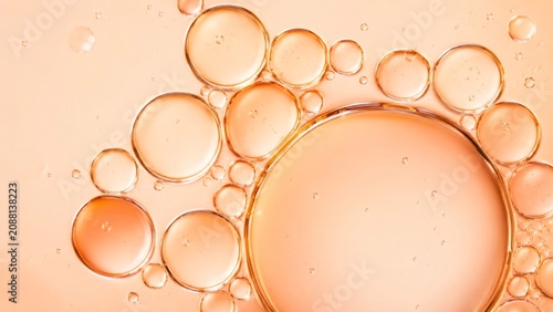 Peach Orange Serum Bubble Cluster