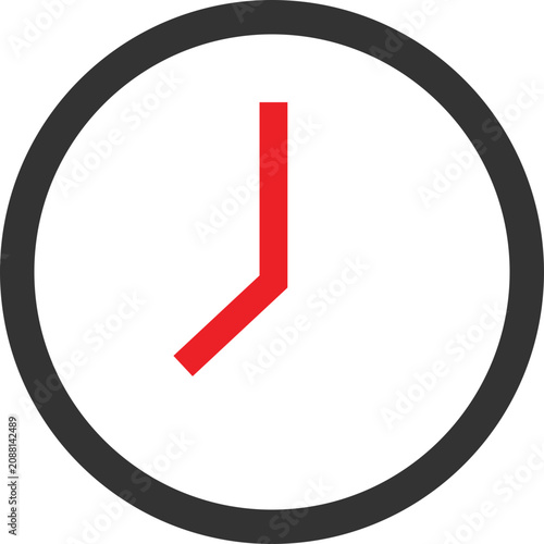 Simple Clock Face Icon