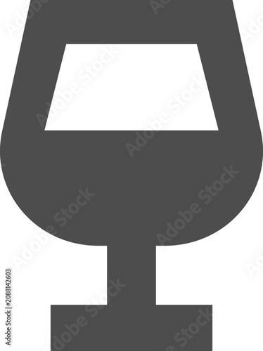 Tableau sur toile Brandy Snifter Glass Icon