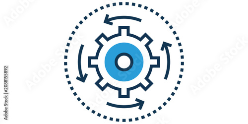 Tableau sur toile Initiator Vector Icon