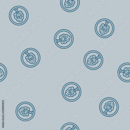 Foto carbon neutral product line seamless pattern carbon neutral product thin line il