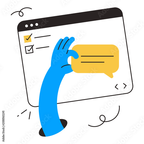 Customer Review PNG File On Transparent Background	